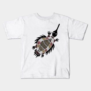 Aboriginal Art - Echidna Kids T-Shirt